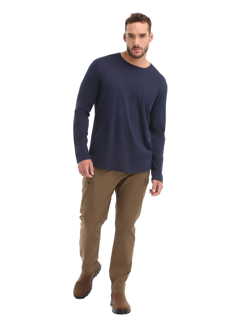POLERA HOMBRE MANGA LARGA PANAMA JACK - L960 | AZUL - 6