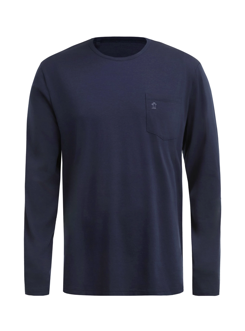 POLERA HOMBRE MANGA LARGA PANAMA JACK - L960 | AZUL - 7