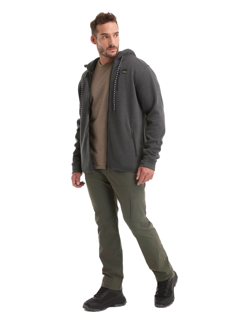 POLERON HOMBRE BONDED POLAR DEPORTIVO PANAMA JACK - L980 | GRIS - 8