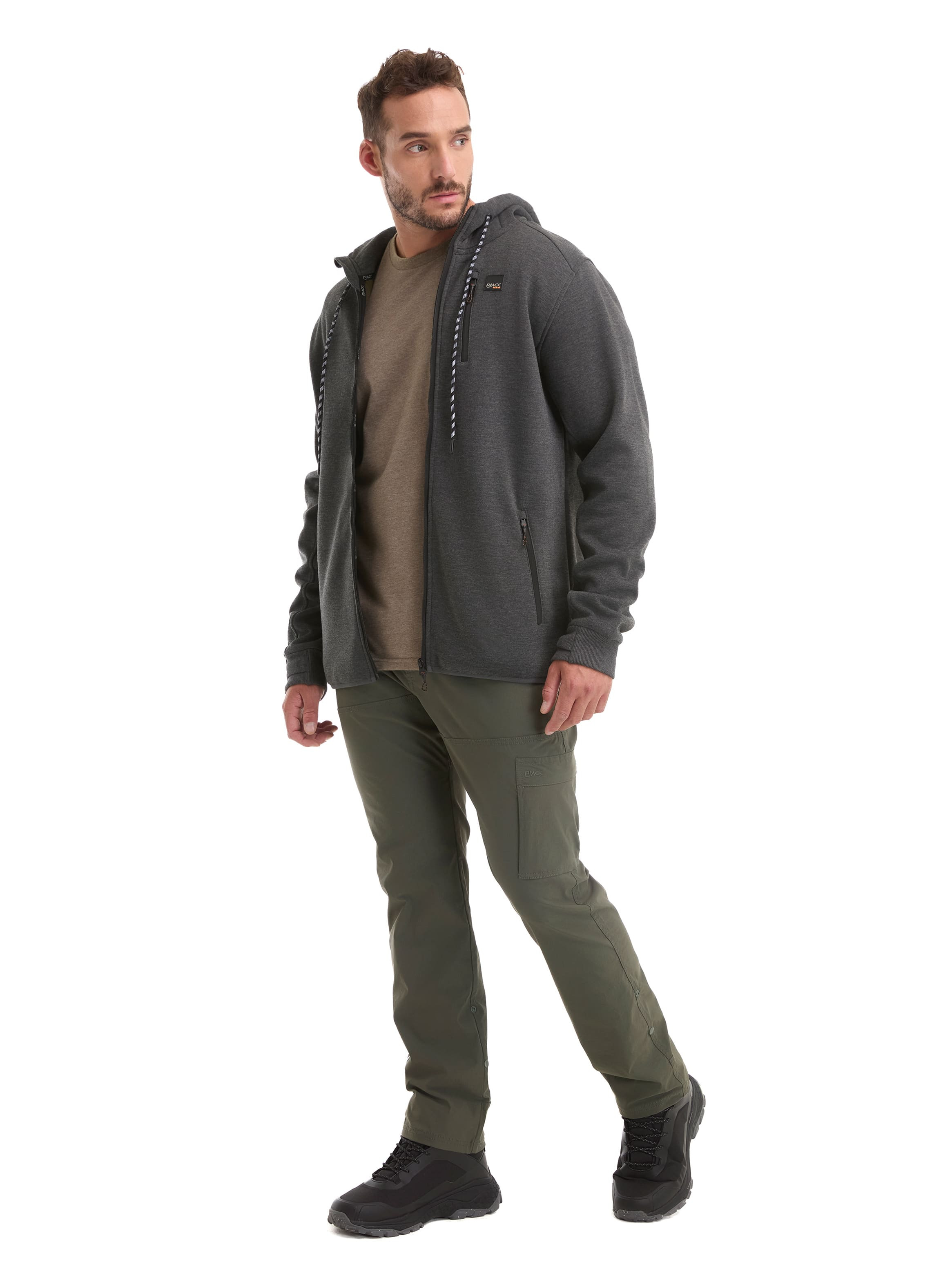 POLERON HOMBRE BONDED POLAR DEPORTIVO PANAMA JACK - L980 | GRIS - 8