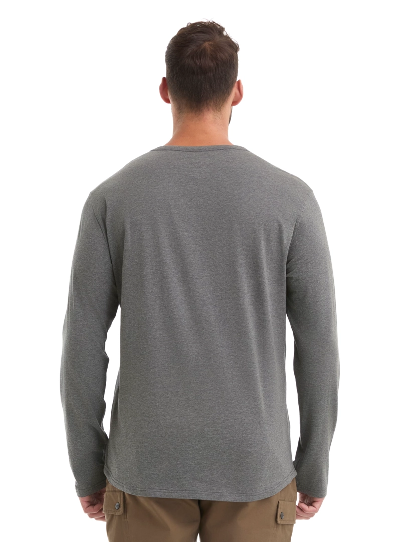 POLERA HOMBRE MANGA LARGA PANAMA JACK - L960 | GRIS - 3