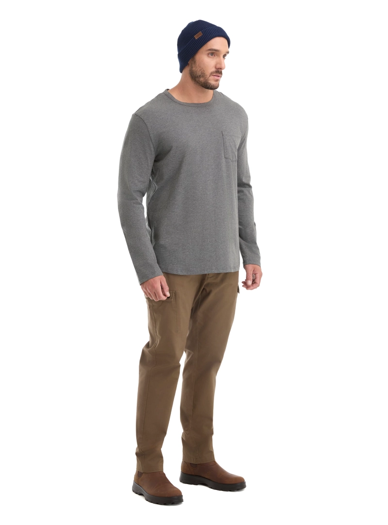 POLERA HOMBRE MANGA LARGA PANAMA JACK - L960 | GRIS - 6