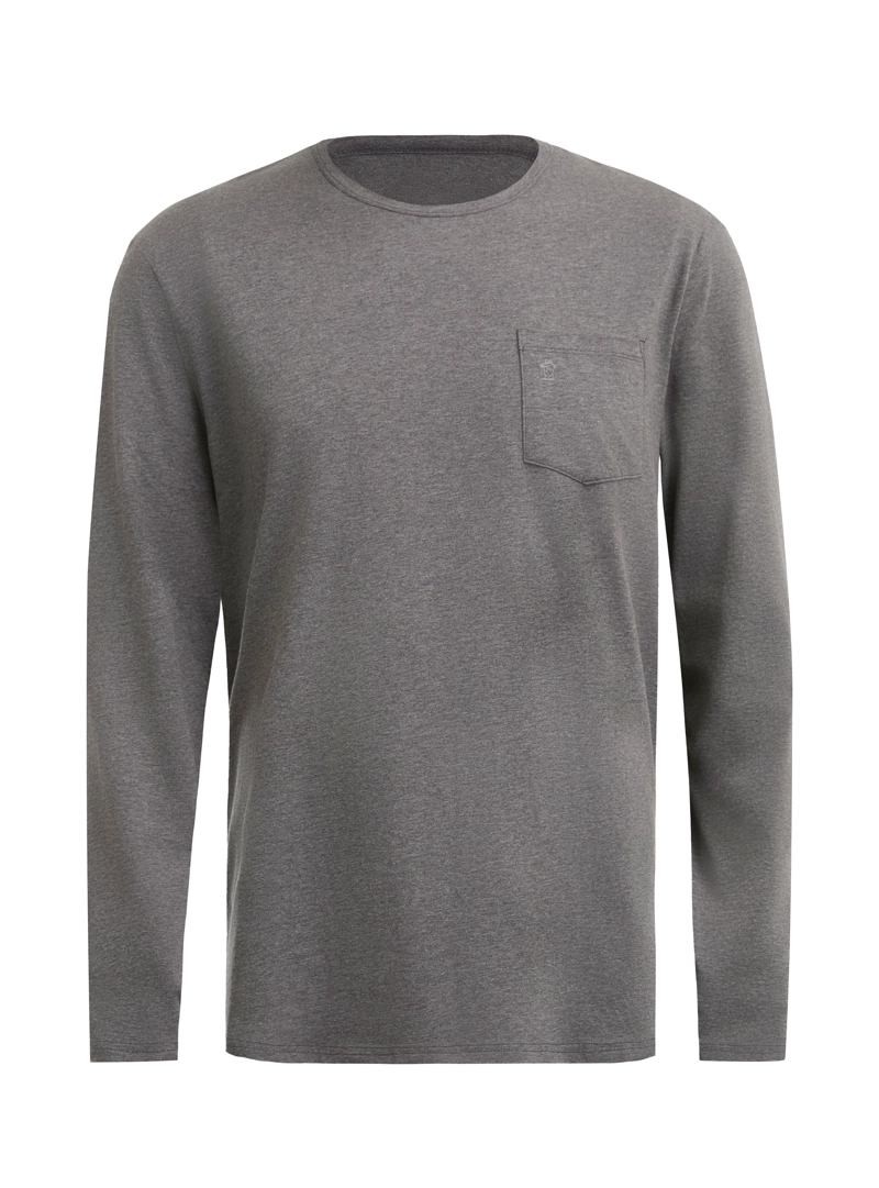 POLERA HOMBRE MANGA LARGA PANAMA JACK - L960 | GRIS - 7