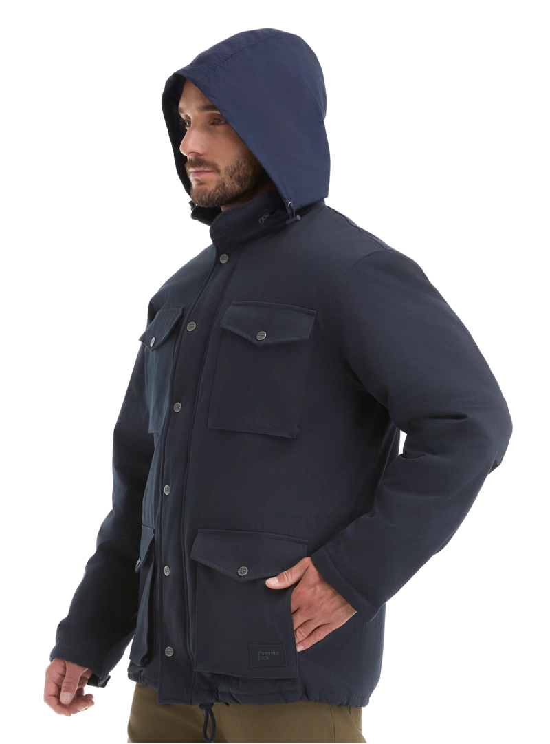 CHAQUETA HOMBRE WAXED GORRO PANAMA JACK - L970 | AZUL - 5