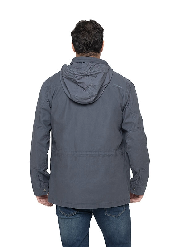 CHAQUETA HOMBRE LIVIANA CON GORRO PANAMA JACK - I968 | AZUL - 3