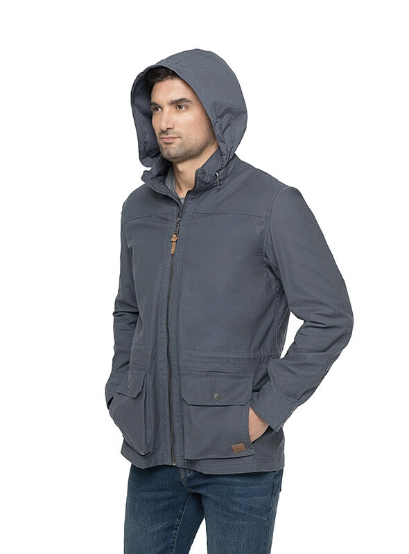 CHAQUETA HOMBRE LIVIANA CON GORRO PANAMA JACK - I968 | AZUL - 5