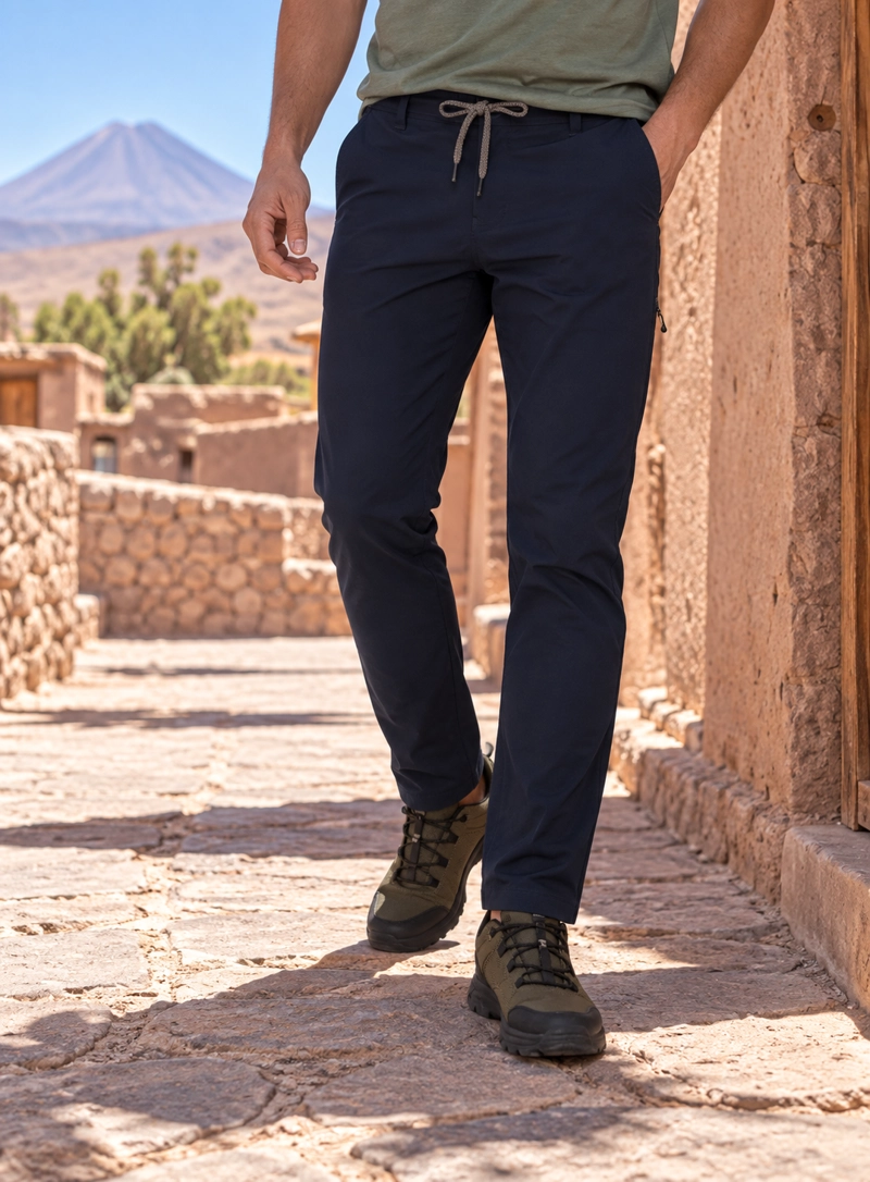PANTALON DEPORTIVO HOMBRE PANAMA JACK - I974 | AZUL - 1