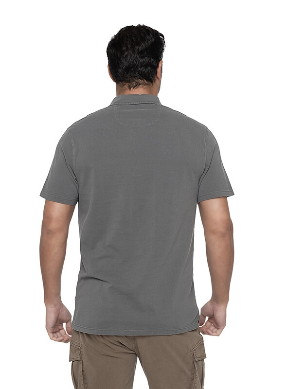 POLERA HOMBRE CASUAL MANGA CORTA PANAMA JACK - I966 | GRIS - 3