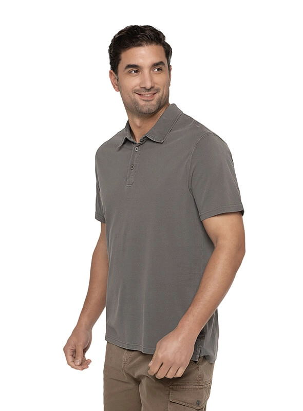POLERA HOMBRE CASUAL MANGA CORTA PANAMA JACK - I966 | GRIS - 5