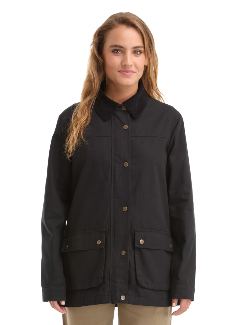 CHAQUETA MUJER CANVAS FRANELA PANAMA JACK - L985 | NEGRO - 5