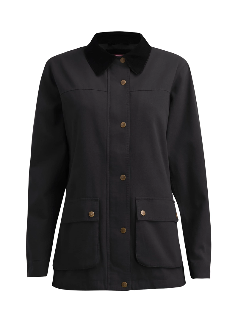 CHAQUETA MUJER CANVAS FRANELA PANAMA JACK - L985 | NEGRO - 8
