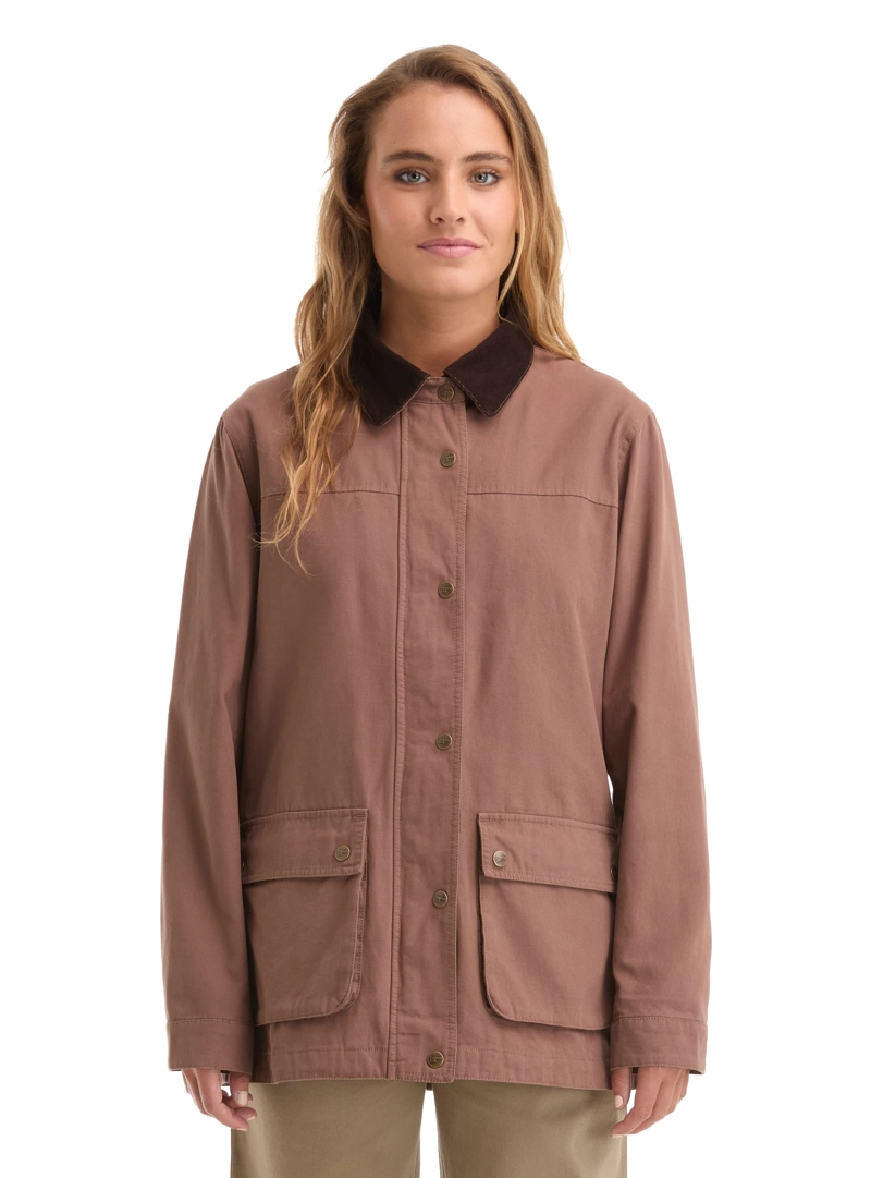 CHAQUETA MUJER CANVAS FRANELA PANAMA JACK - L985 | NEGRO - 9