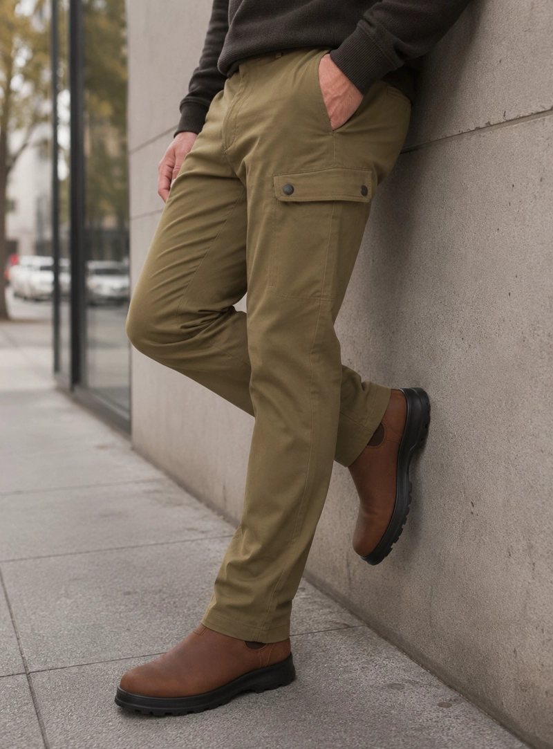 PANTALON HOMBRE CARGO CASUAL PANAMA JACK - L977 | AZUL OSCURO - 1