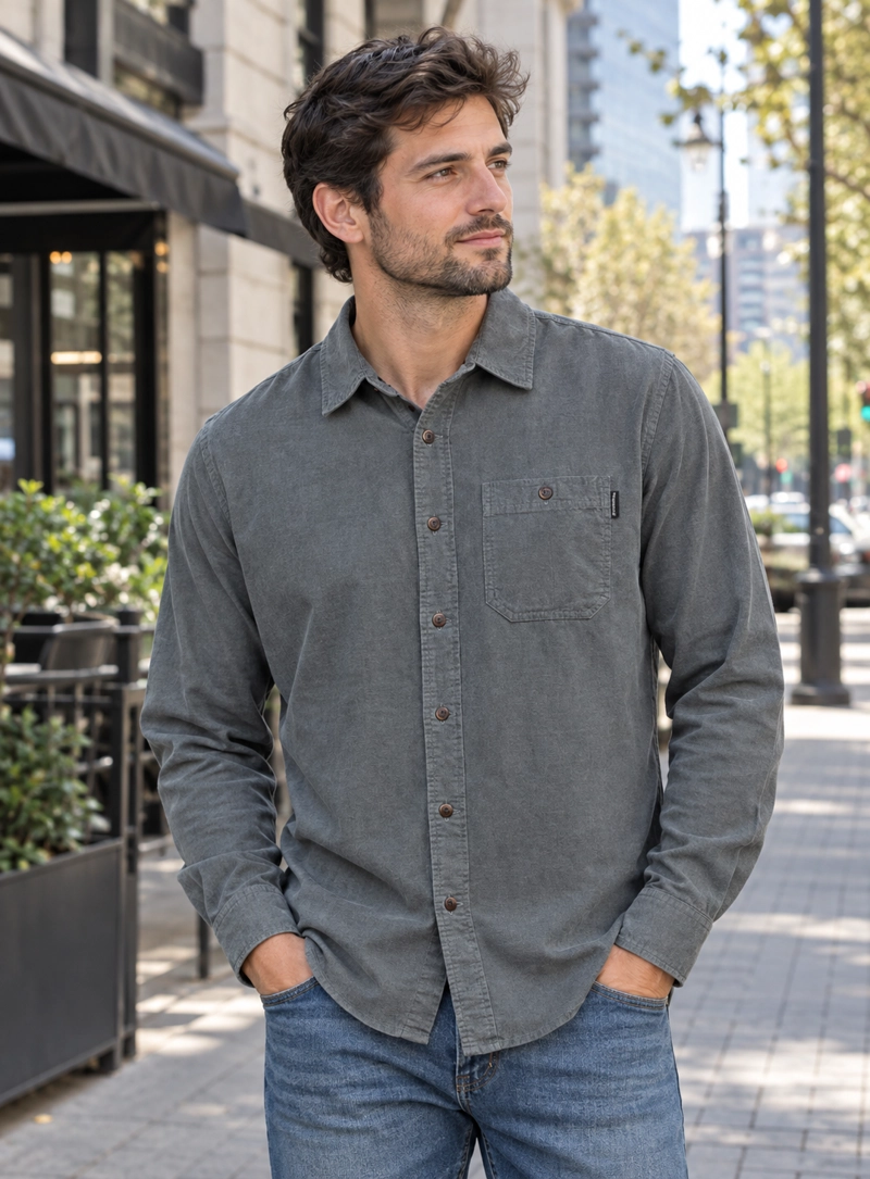 CAMISA HOMBRE COTELE PANAMA JACK - H939 | GRIS - 1