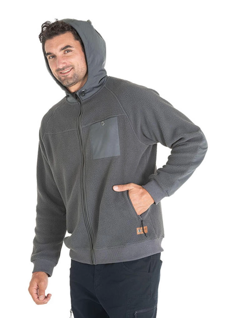 POLERON POLAR CASUAL HOMBRE PANAMA JACK - J921 | GRIS - 4