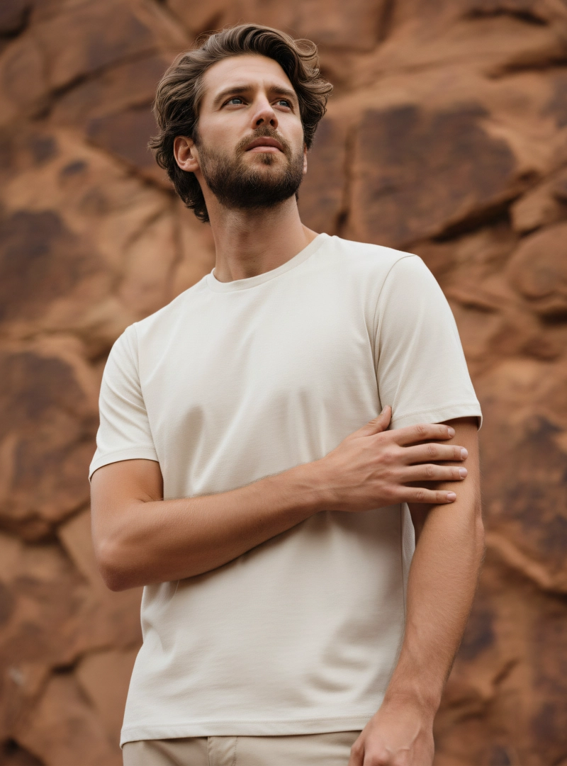 POLERA HOMBRE ALGODON PANAMA JACK - PJH001M | BLANCO - 1