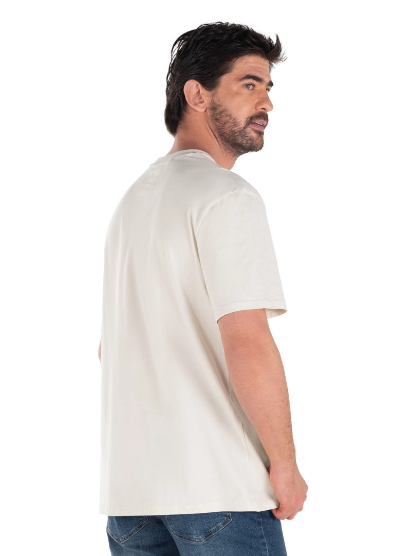 POLERA HOMBRE ALGODON PANAMA JACK - PJH001M | BLANCO - 4