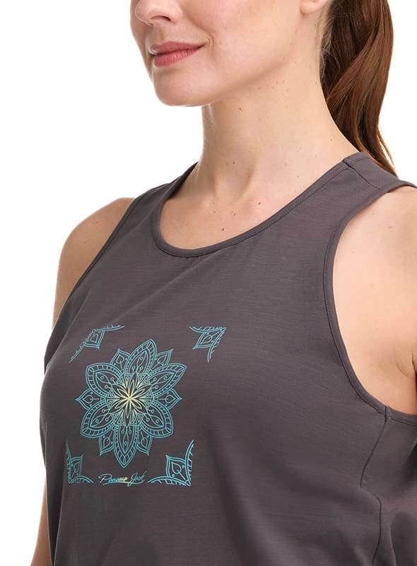 POLERA MUJER SIN MANGAS PANAMA JACK - K840 | GRIS - 6