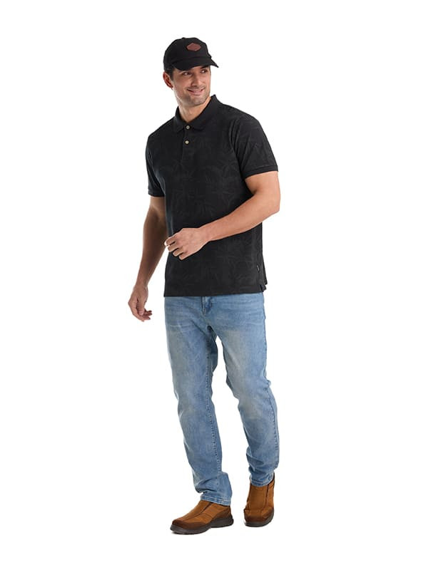 POLERA CASUAL HOMBRE PANAMA JACK - K862 | NEGRO - 5