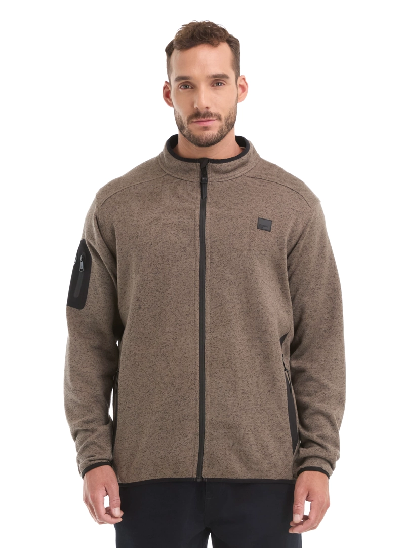 POLERON HOMBRE TEJIDO PANAMA JACK - L966 | MARRON CLARO - 1