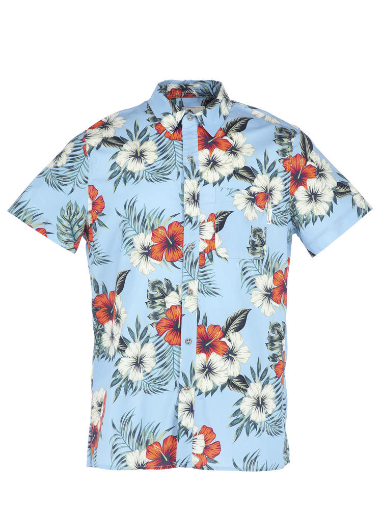 GUAYABERA PALMA CASUAL HOMBRE PANAMA JACK - I961 | CELESTE - 5
