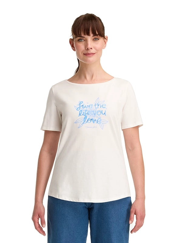 POLERA MUJER ESTAMPADO ALGODON PANAMA JACK - K842 | BLANCO - 2