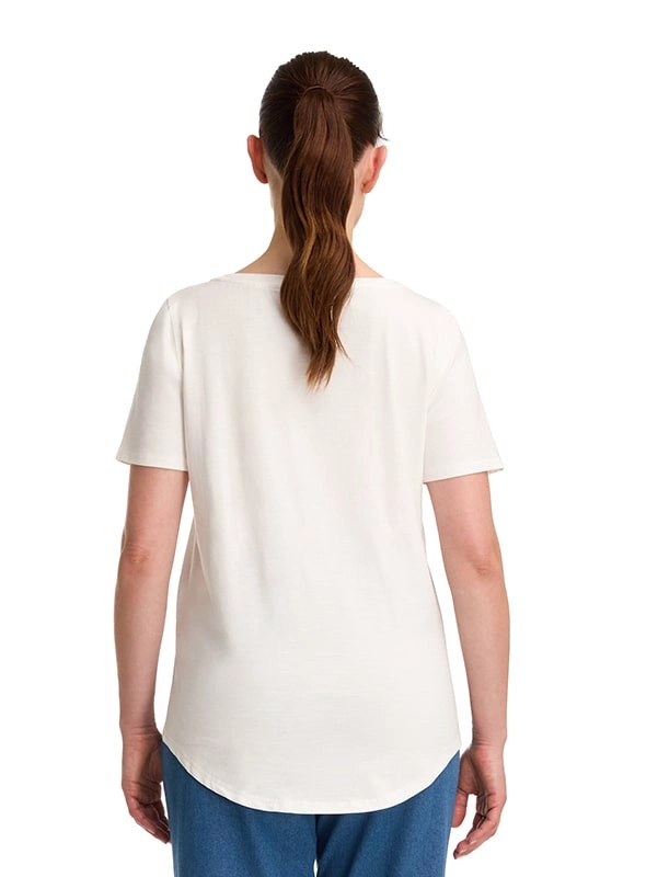 POLERA MUJER ESTAMPADO ALGODON PANAMA JACK - K842 | BLANCO - 3