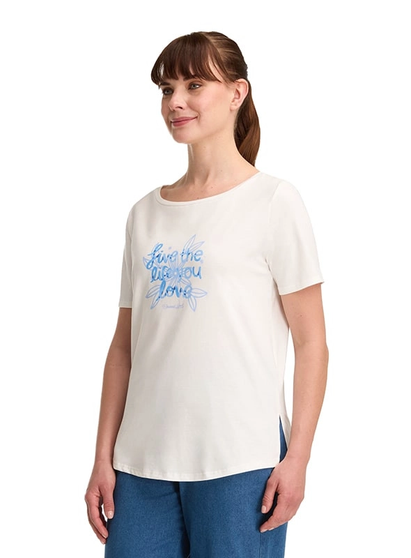 POLERA MUJER ESTAMPADO ALGODON PANAMA JACK - K842 | BLANCO - 5