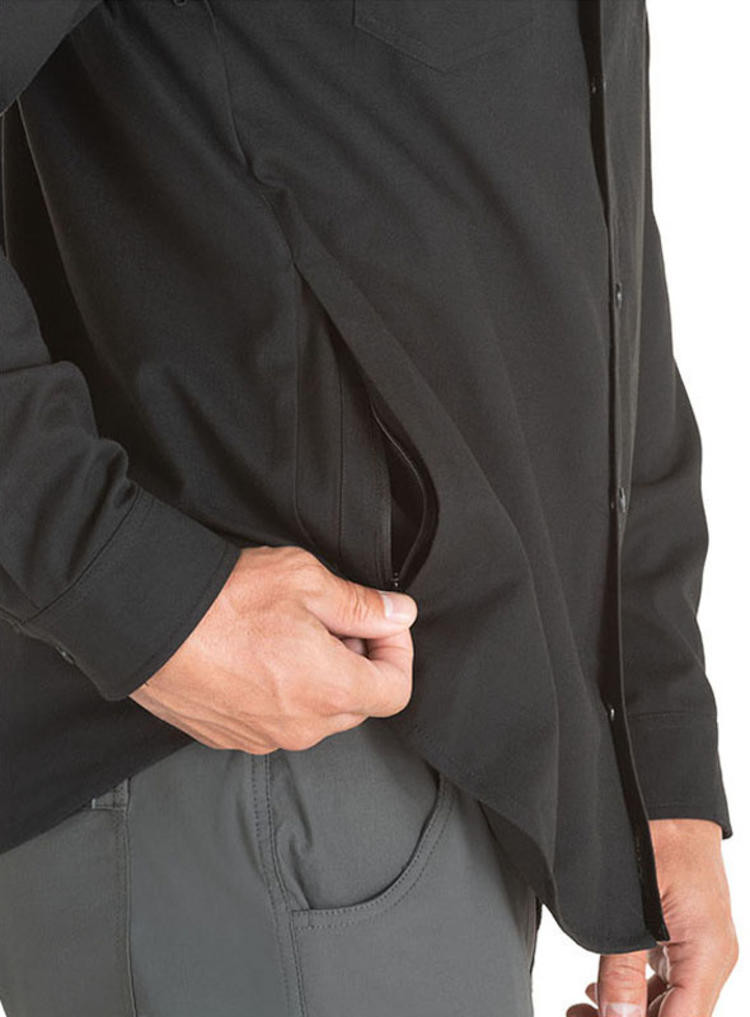 SOBRECAMISA OUTDOOR HOMBRE PJACK - J930 | NEGRO - 5