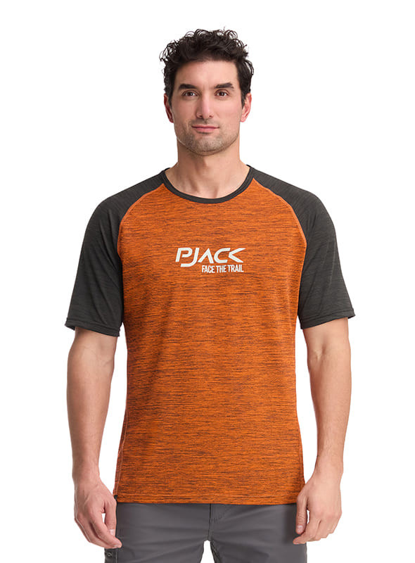 PJACK POLERA OUTDOOR Y CASUAL HOMBRE PJACK - K851 | NARANJA