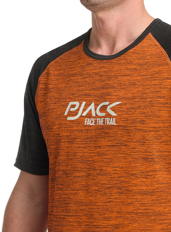 POLERA OUTDOOR Y CASUAL HOMBRE PJACK - K851 | NARANJA - 5