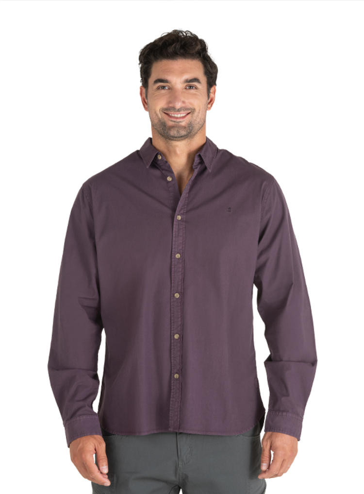 CAMISA CASUAL HOMBRE PANAMA JACK - J917 | BORDO - 1