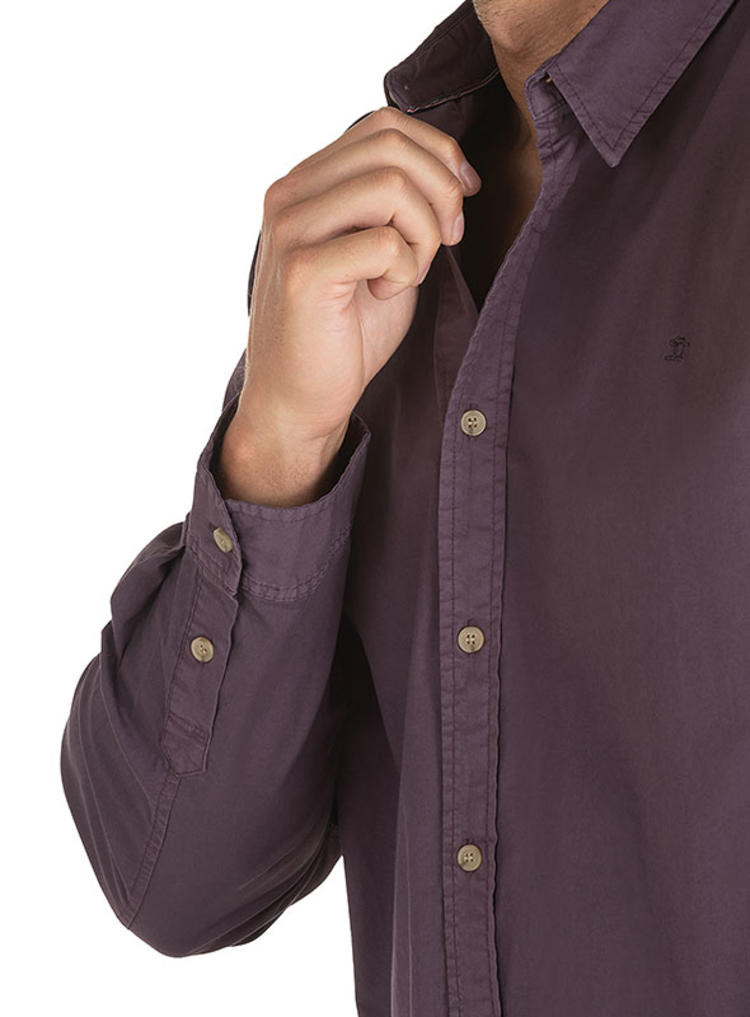 CAMISA CASUAL HOMBRE PANAMA JACK - J917 | BORDO - 5