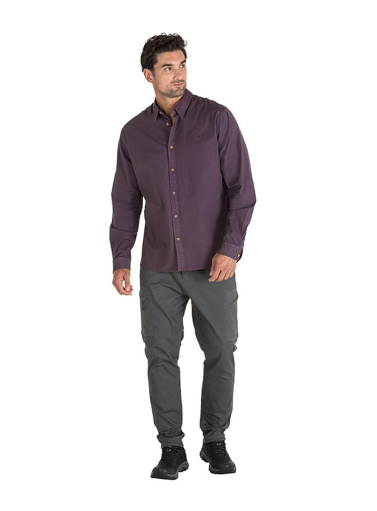 CAMISA CASUAL HOMBRE PANAMA JACK - J917 | BORDO - 6
