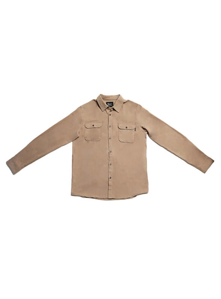 CAMISA HOMBRE ALGODON AFRANELADO PANAMA JACK - H940 | BEIGE - 5