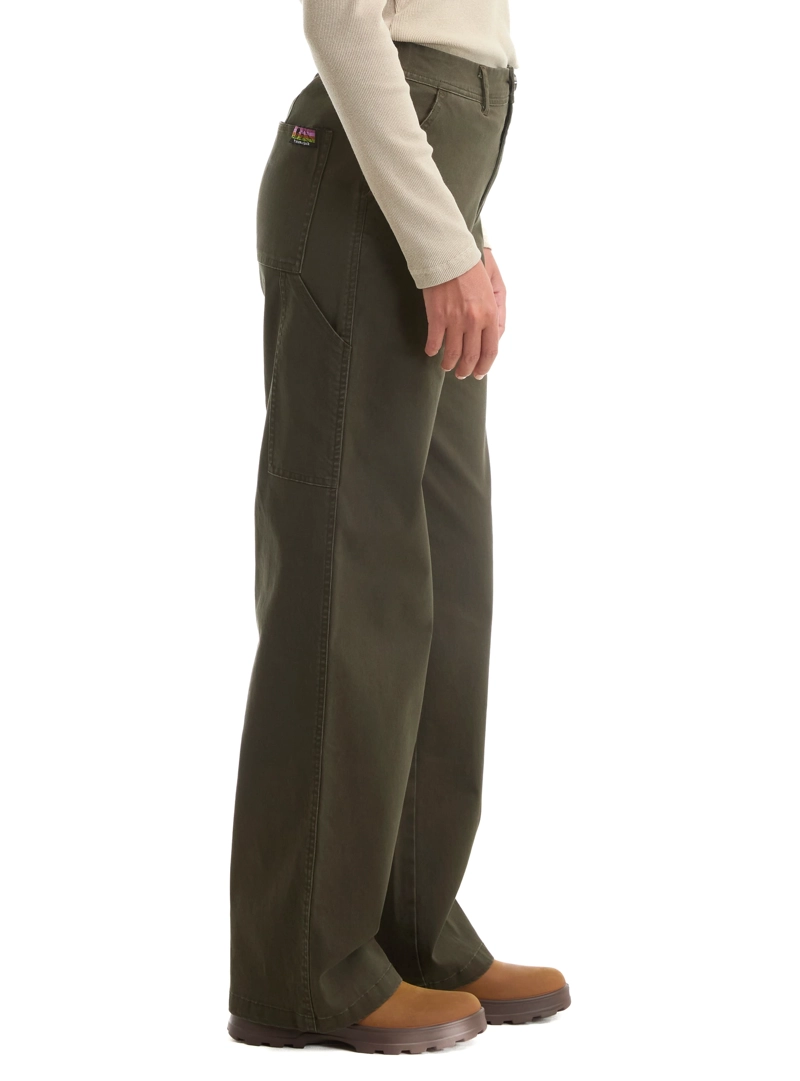 PANTALON MUJER CARGO CANVAS CASUAL PANAMA JACK - L993 | VERDE - 2