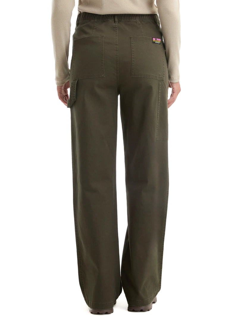 PANTALON MUJER CARGO CANVAS CASUAL PANAMA JACK - L993 | VERDE - 3