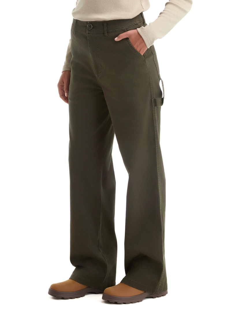 PANTALON MUJER CARGO CANVAS CASUAL PANAMA JACK - L993 | VERDE - 4