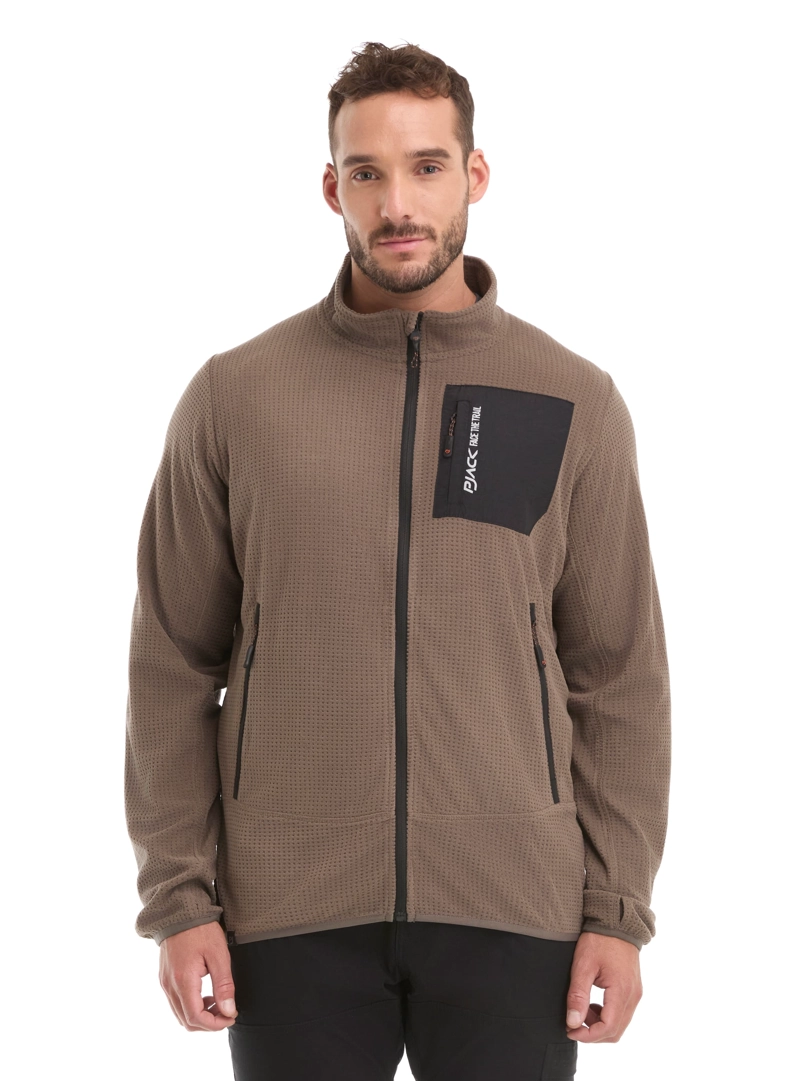 POLERON POLAR OUTDOOR HOMBRE PJACK - L982 | MARRON CLARO - 1