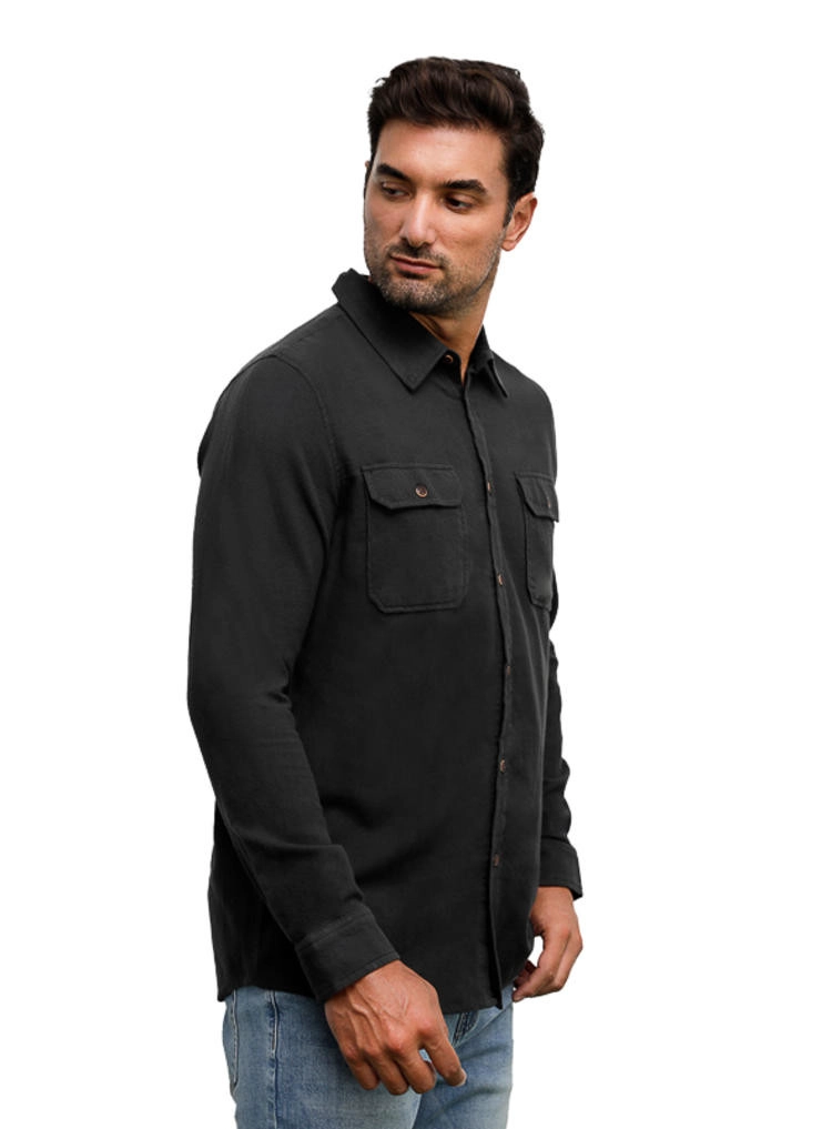 CAMISA HOMBRE ALGODON AFRANELADO PANAMA JACK - H940 | GRIS - 2