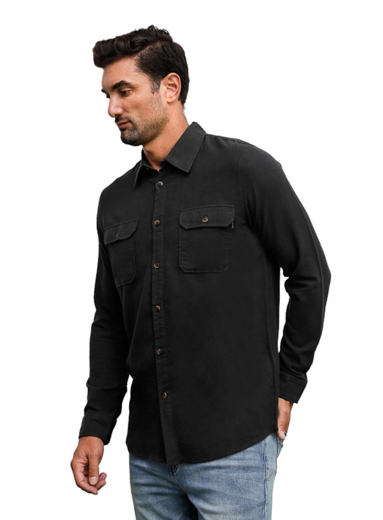 CAMISA HOMBRE ALGODON AFRANELADO PANAMA JACK - H940 | GRIS - 4
