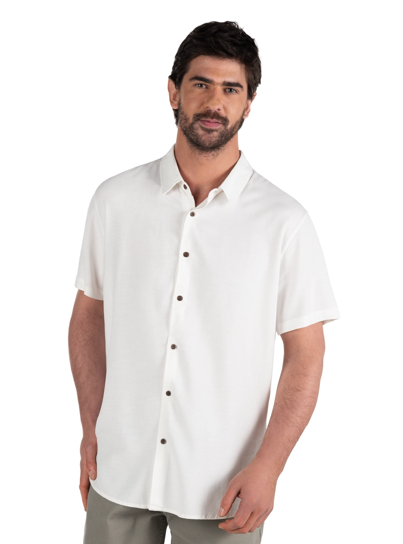 CAMISA LINO ALGODON HOMBRE PANAMA JACK - PJH004M | BLANCO - 2