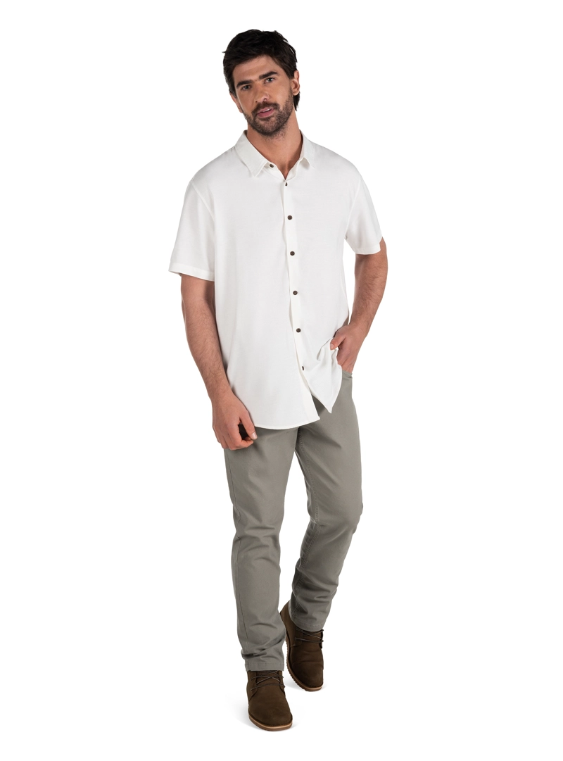 CAMISA LINO ALGODON HOMBRE PANAMA JACK - PJH004M | BLANCO - 7