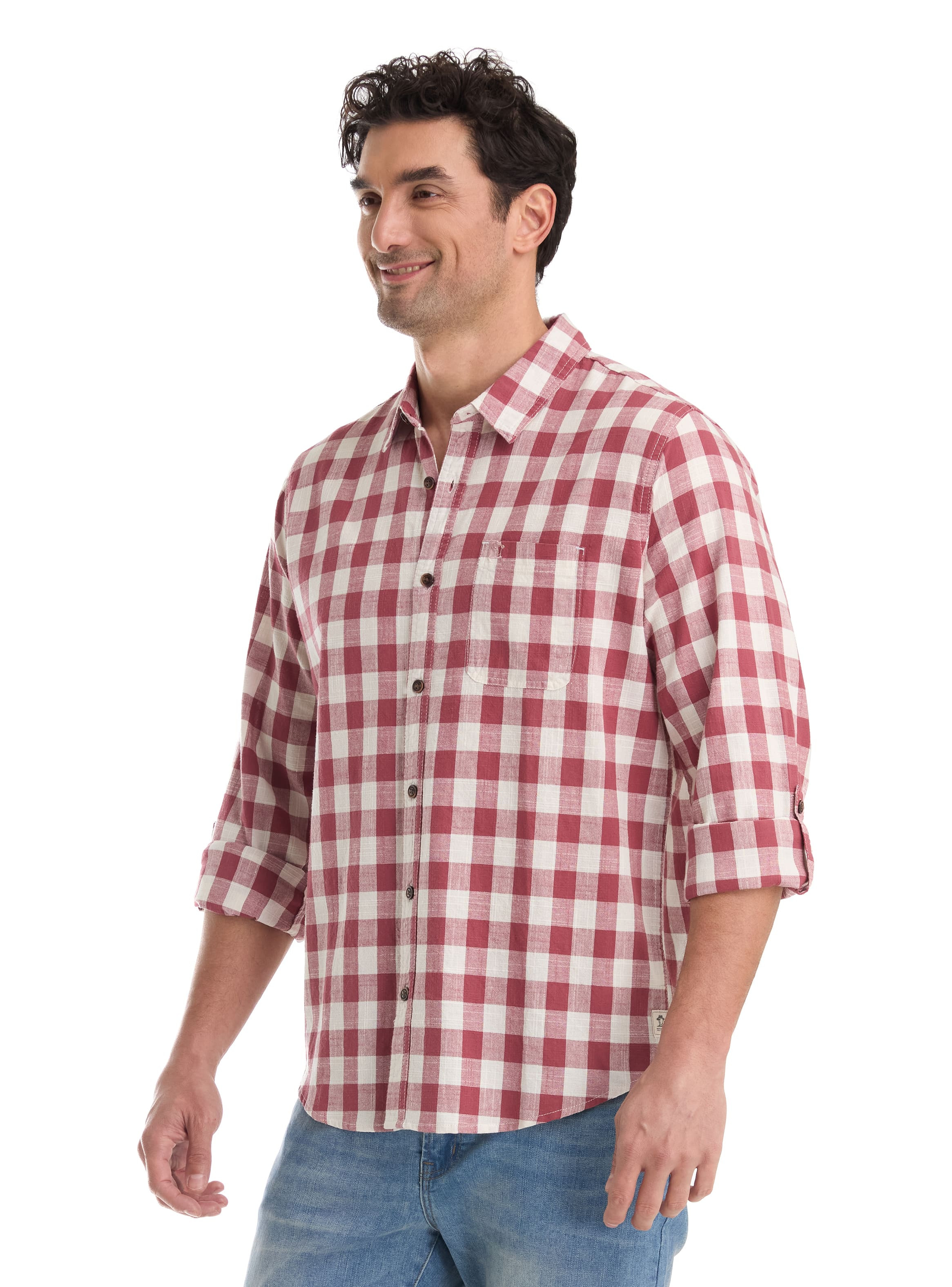 CAMISA CASUAL HOMBRE PANAMA JACK - K865 | ROJO - 7
