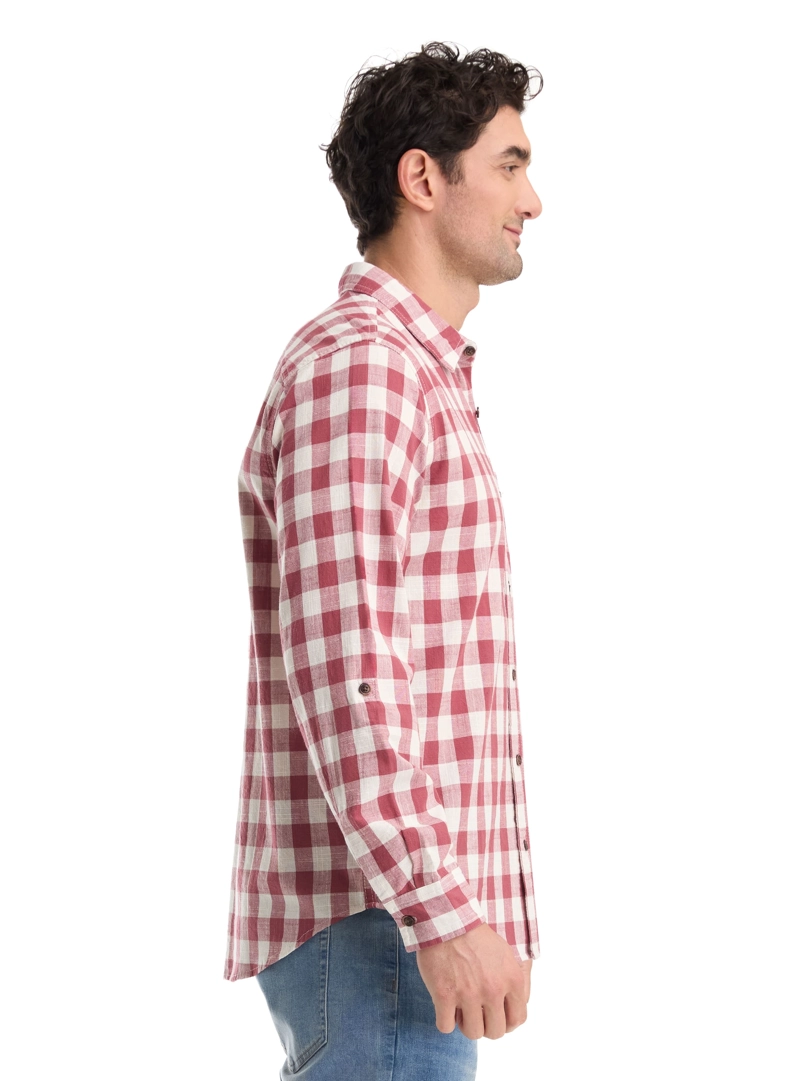CAMISA CASUAL HOMBRE PANAMA JACK - K865 | ROJO - 8