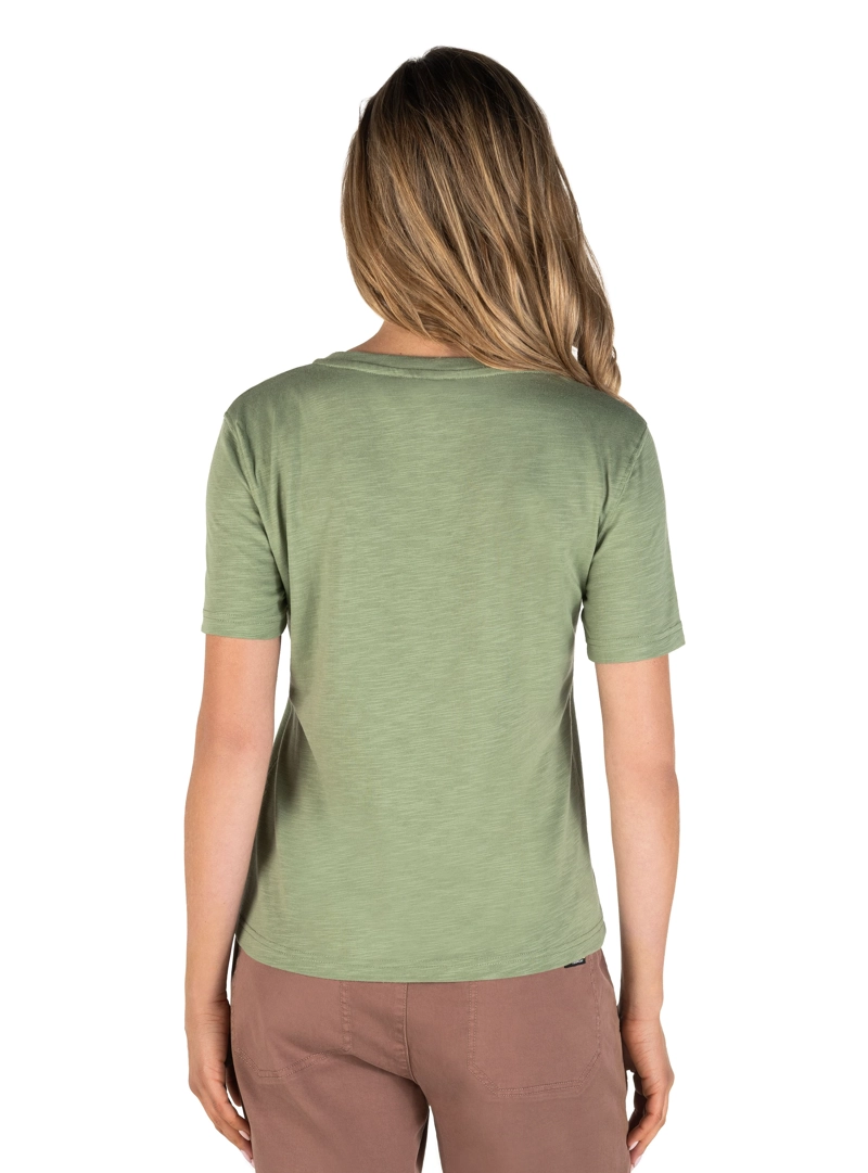 POLERA MUJER MANGA CORTA ALGODON PANAMA JACK - PJM001M | VERDE - 2