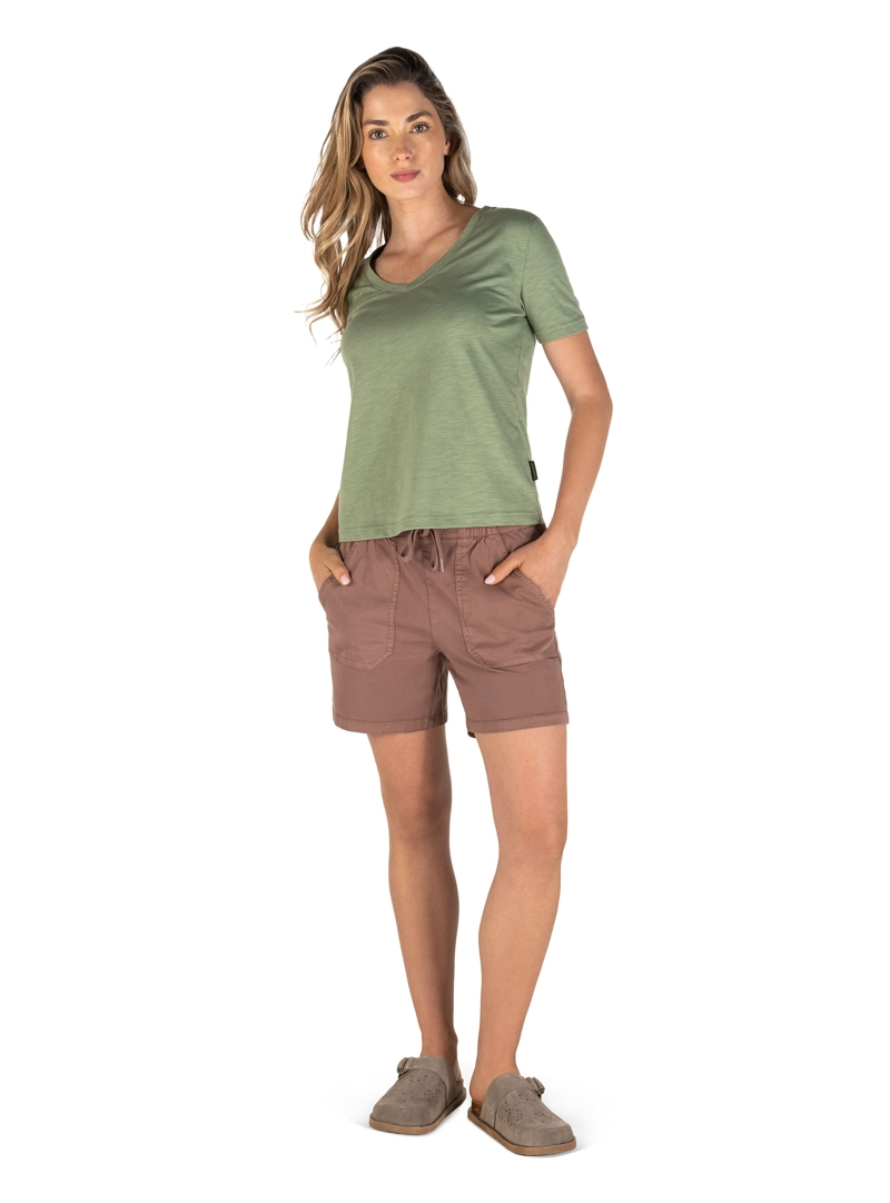 POLERA MUJER MANGA CORTA ALGODON PANAMA JACK - PJM001M | VERDE - 7