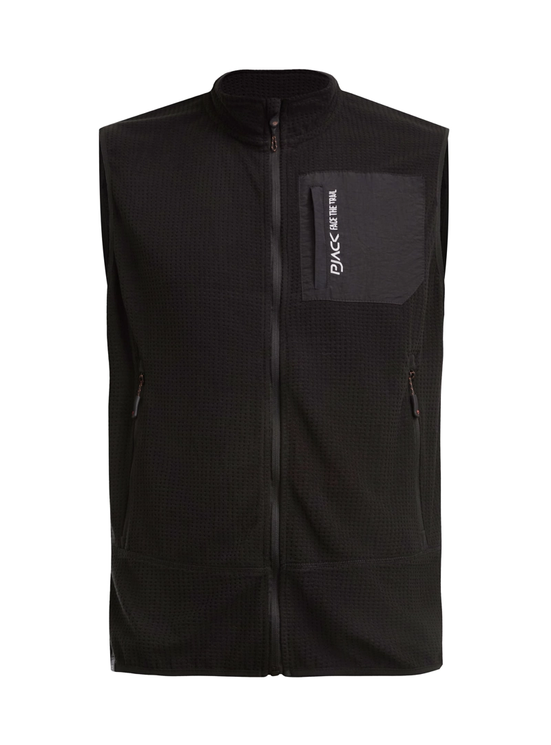 POLERON HOMBRE SIN MANGAS POLAR WAFLE PANAMA JACK - L979 | NEGRO - 8