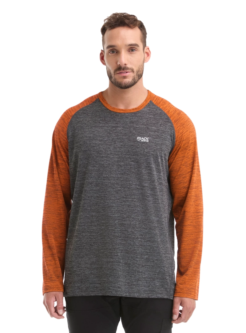 PANAMA JACK POLERA HOMBRE MANGA LARGA DRY FIT PANAMA JACK - L978 | GRIS