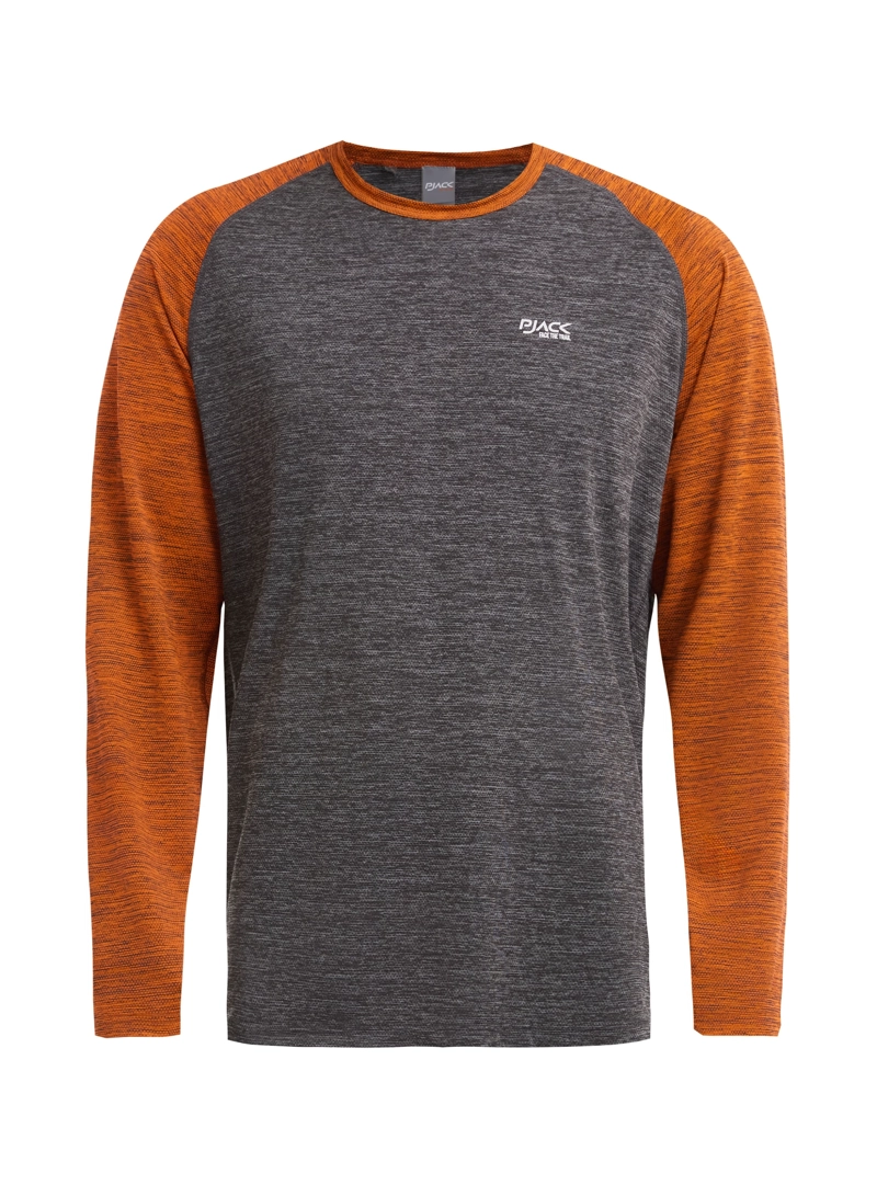 POLERA HOMBRE MANGA LARGA DRY FIT PANAMA JACK - L978 | GRIS - 8